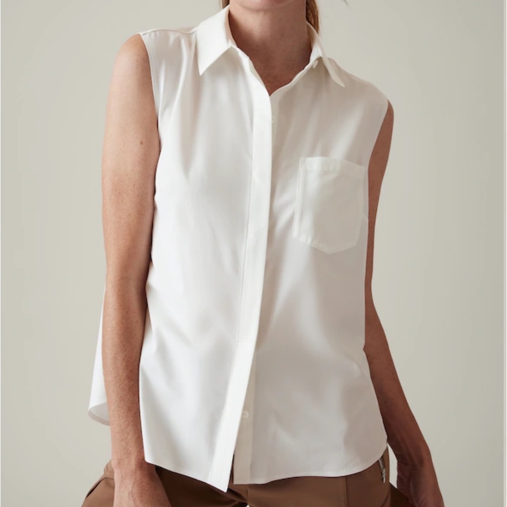 Athleta everlasting tank, white, size medium.